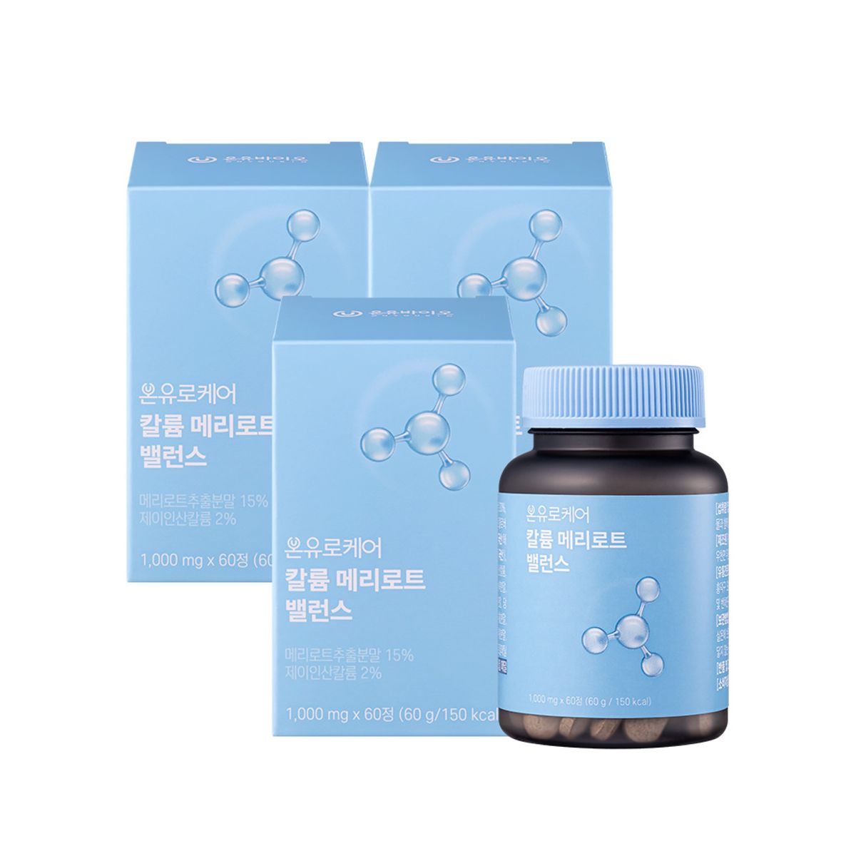 온유바이오(ONYOUBIO) 온유바이오 가벼운 하루를 위한 메리로트 칼륨 밸런스 3박스(6개월분)