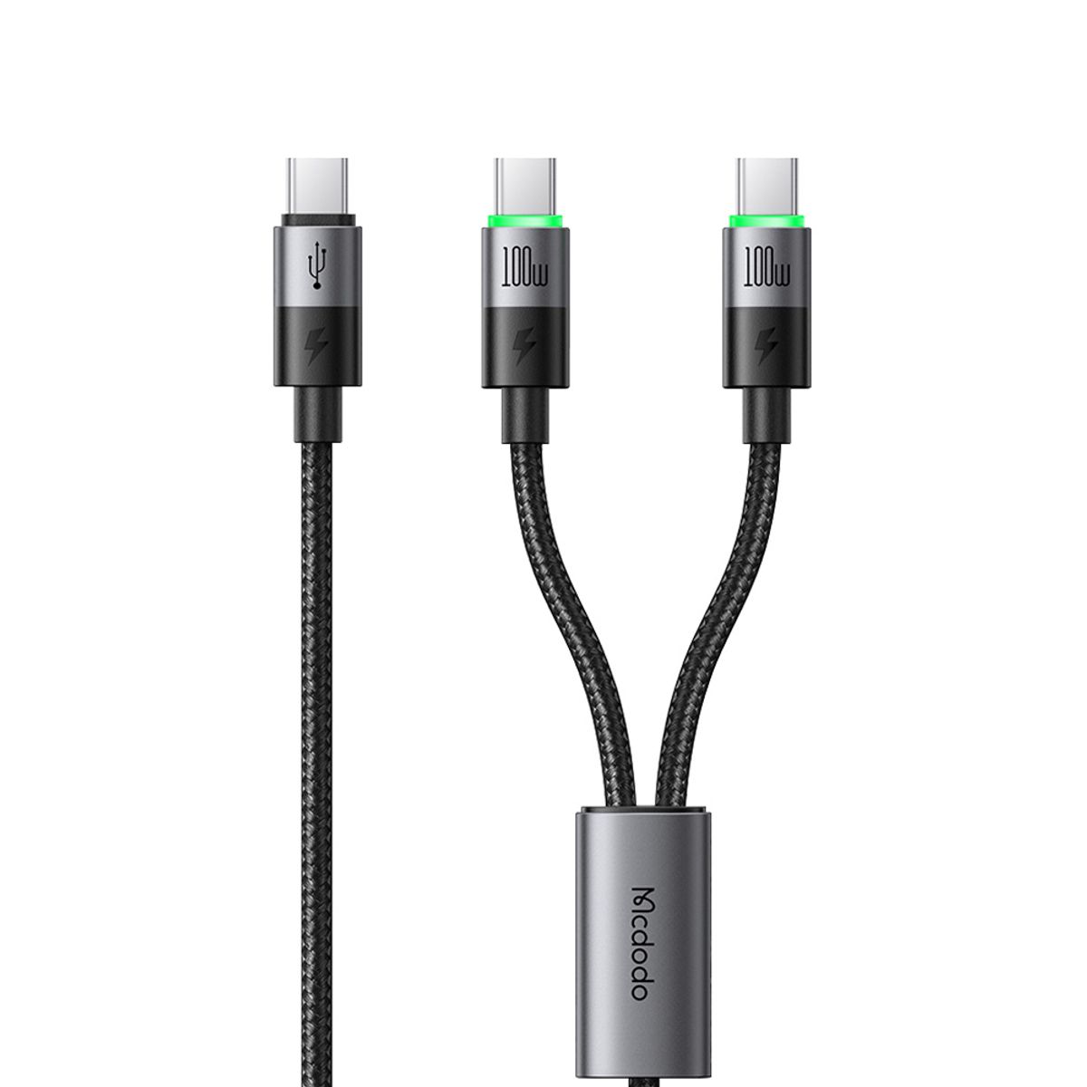 맥도도(MCDODO) 2in1 C to C타입+C타입 100W 고속충전 멀티 PD 케이블 CA674
