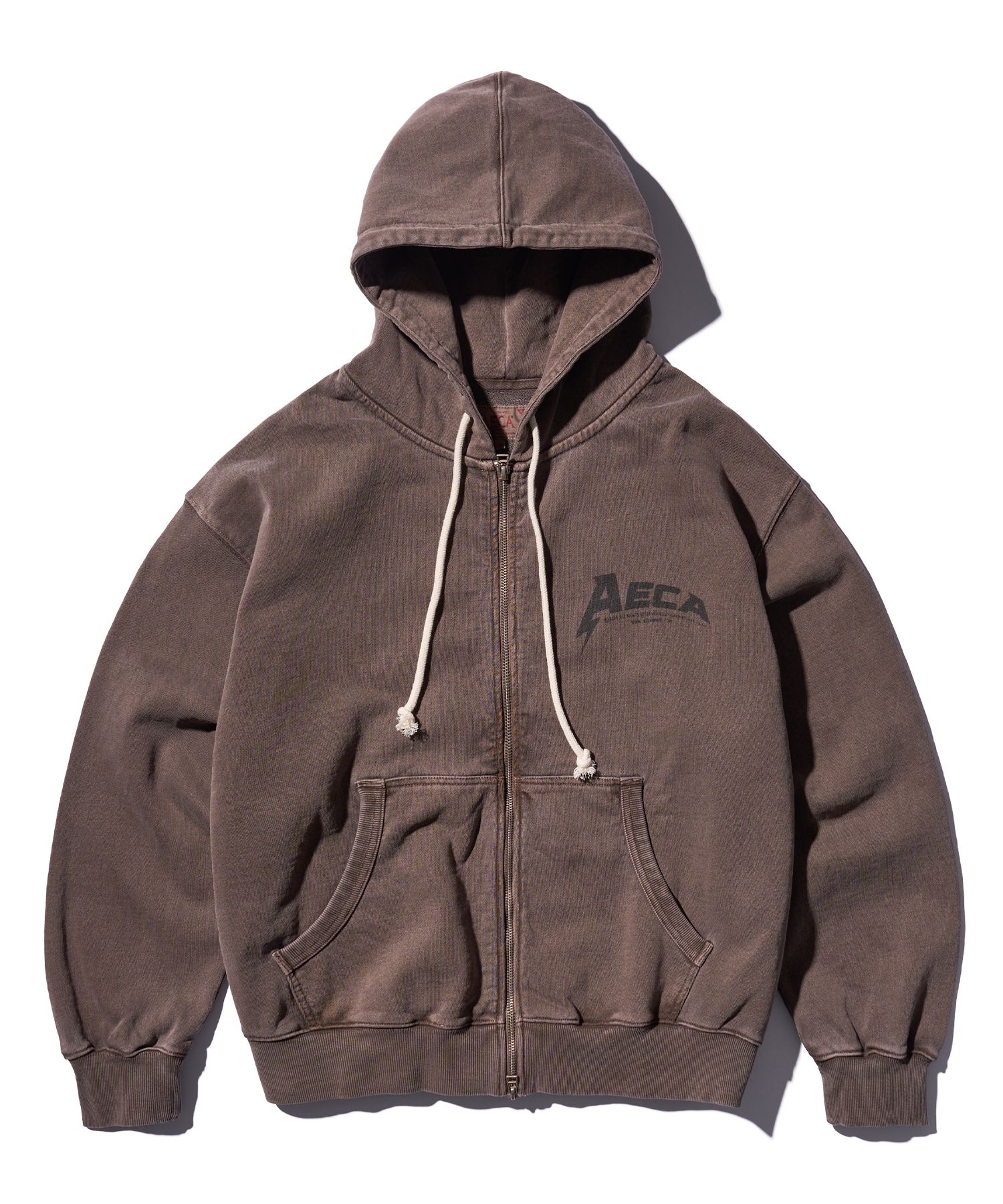 パーカー・フーディ AECA WHITE AECA HOODIEBROWN MUSINSA | AECA WHITE AECA BOMB ZIP UP HOODIE-WASHED BROWN
