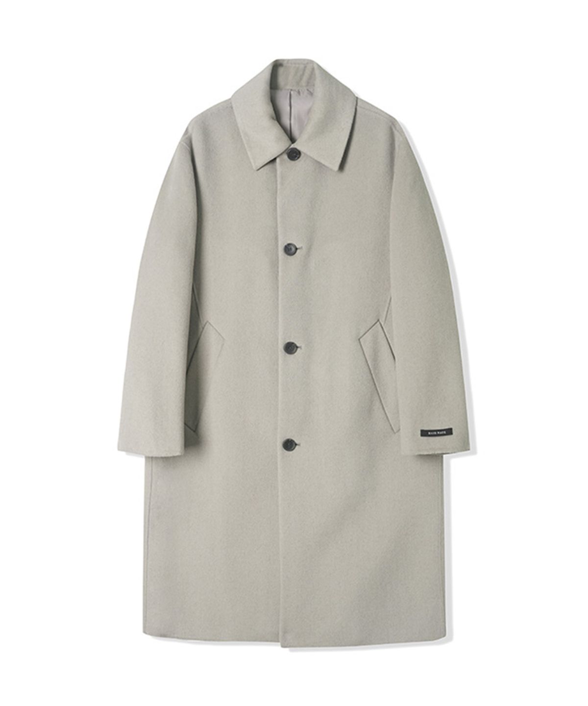 애드호크(ADHOC) 남성 슬림핏 발마칸 코트 (LT-KHAKI) (HAAHC11)