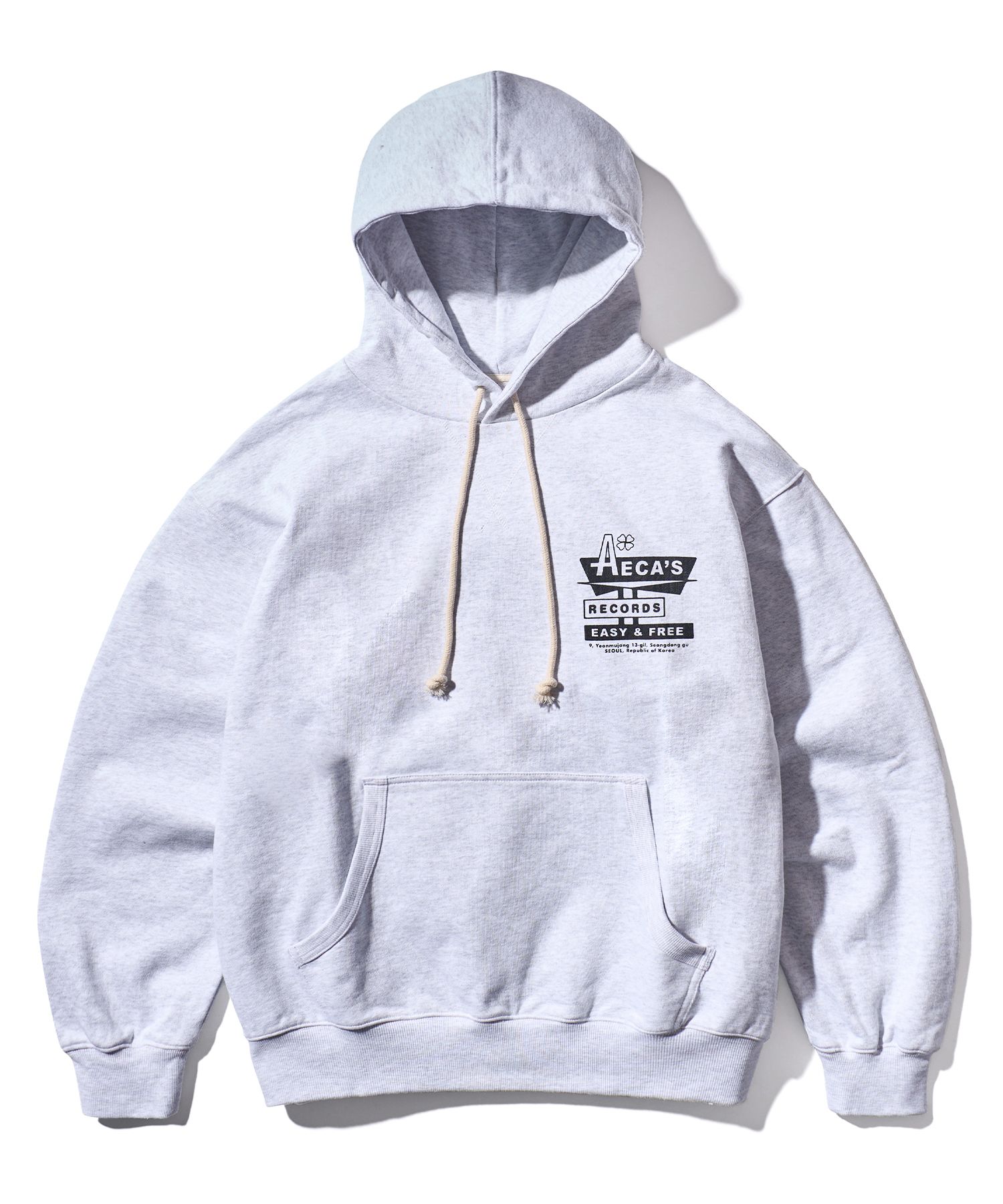 パーカー・フーディ AECA WHITE AECA RECORD SHOP SWEAT HOODIELIGHT GREY MUSINSA公式 | AECA WHITE AECA RECORD SHOP SWEAT HOODIE-LIGHT
