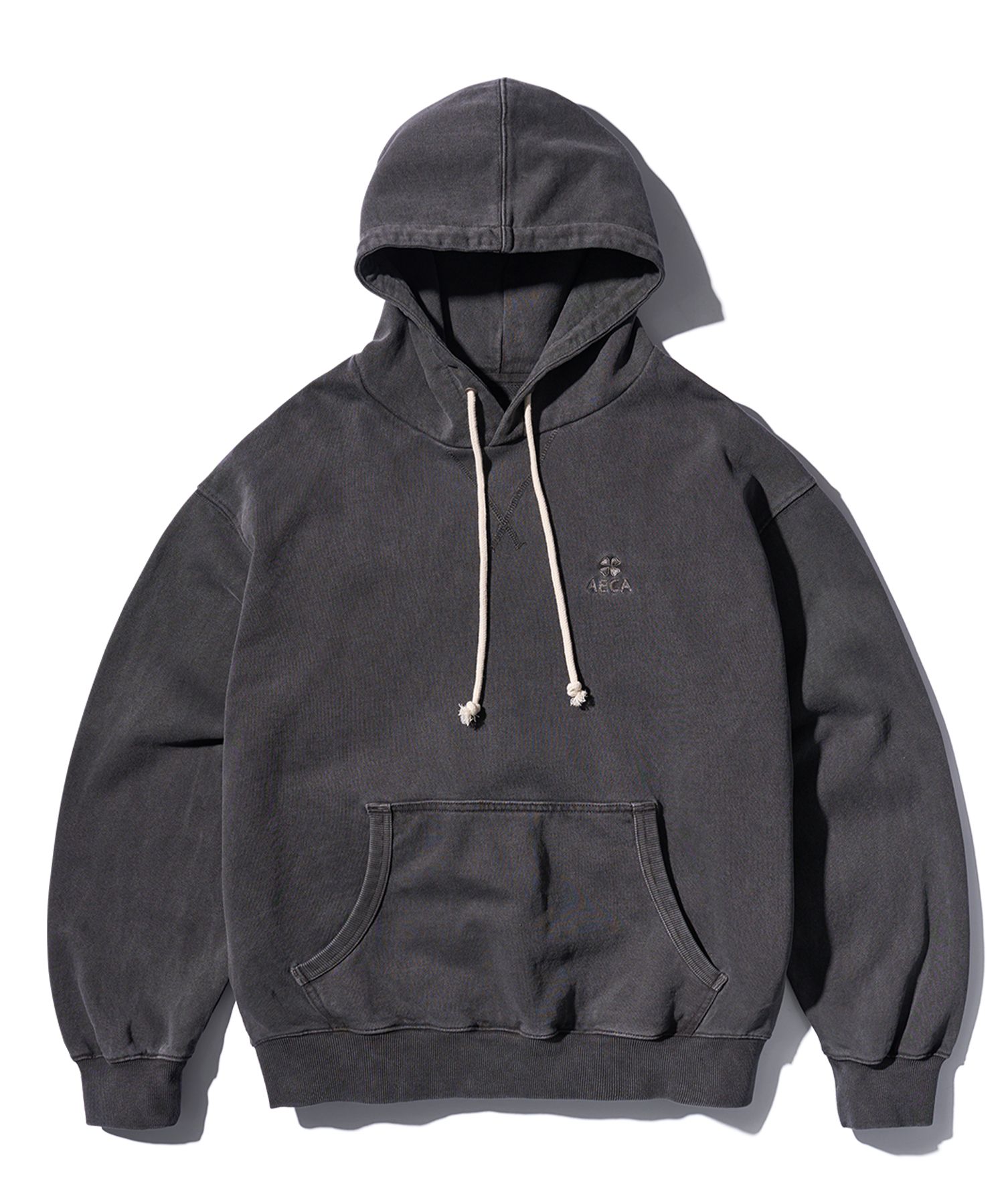 パーカー・フーディ AECA WHITE EVERYDAY AECA CLOVER HOODIEWASHED CHARCOAL MUSINSA | AECA WHITE EVERYDAY AECA CLOVER HOODIE-WASHED CHARCOAL
