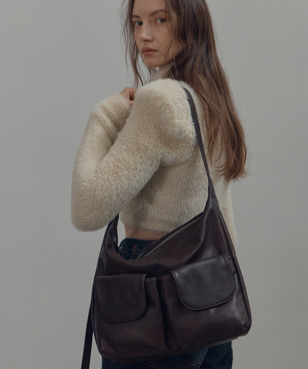 ★LE ABONNE★ BONNIE BAG_BROWN MUSINSA | LE ABONNE BONNIE BAG_BROWN