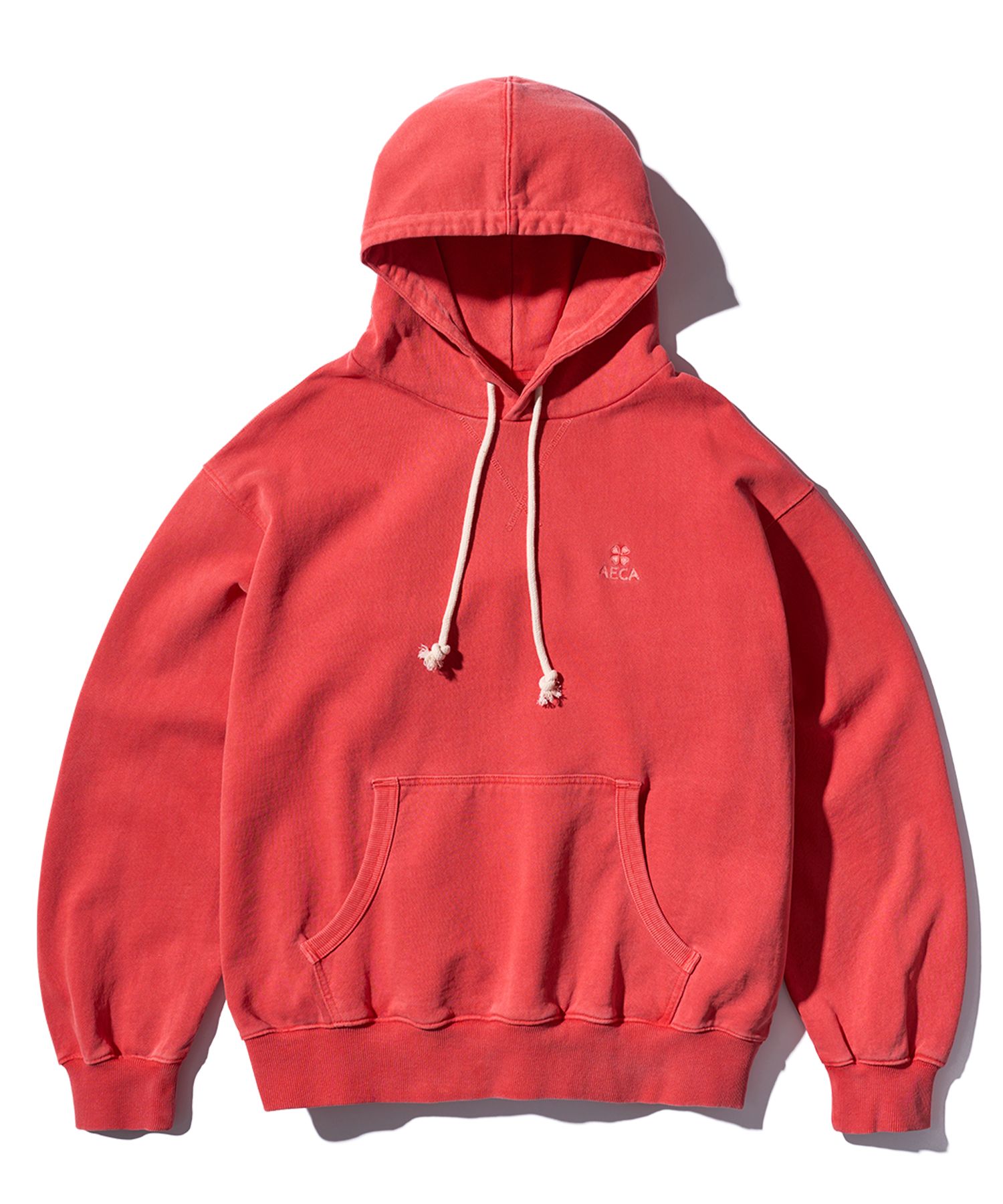 パーカー・フーディ AECA WHITE EVERYDAY AECA CLOVER HOODIEWASHED CORAL MUSINSA | AECA WHITE EVERYDAY AECA CLOVER HOODIE-WASHED CORAL