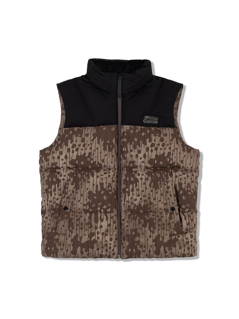 CAMO 다운 베스트 BROWN