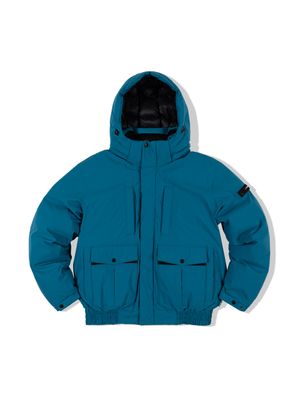 블루종 미들 다운 자켓 BLUE