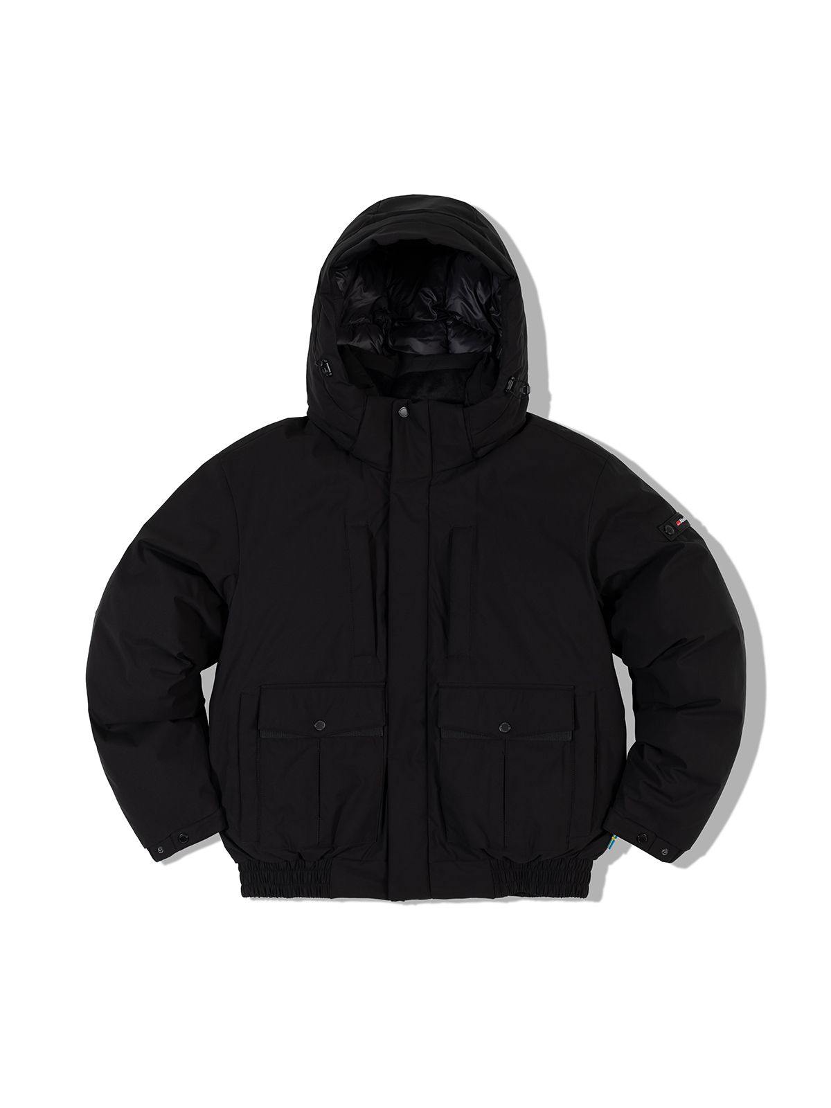 아부가르시아(ABU GARCIA) 블루종 미들 다운 자켓 BLACK