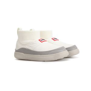 [JUNIOR] 인/아웃 푸퍼 니트 커프 부츠 - 스타화이트/펠리컨 HBJ0002FFRSWP