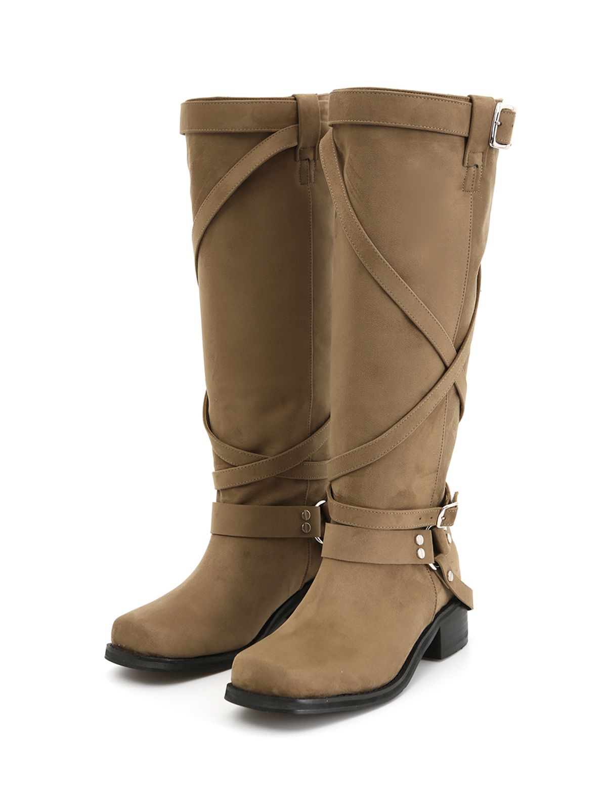 아수라(ASURA) MULTI SUEDE BOOTS (BEIGE)