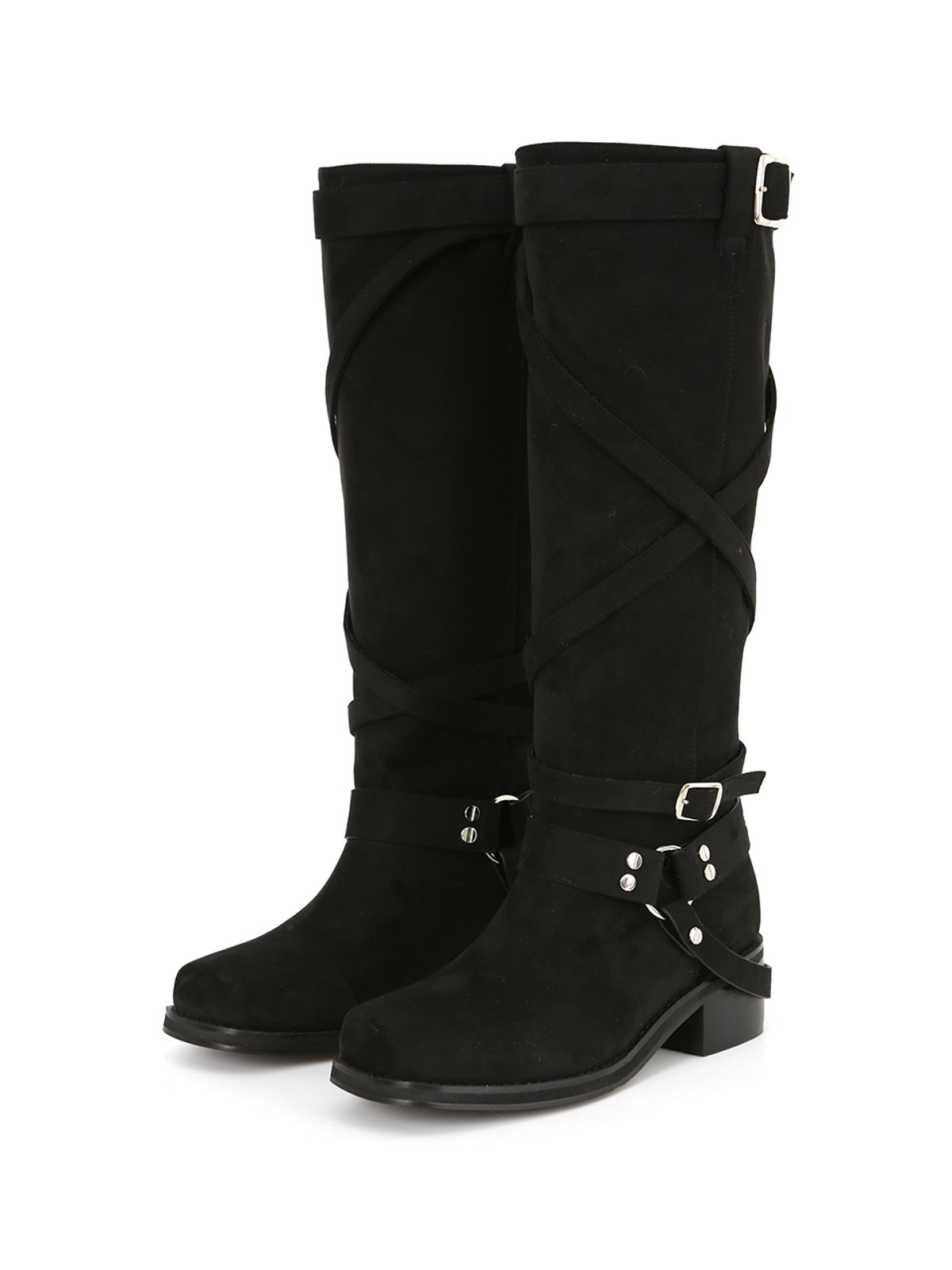 아수라(ASURA) MULTI SUEDE BOOTS (BLACK)