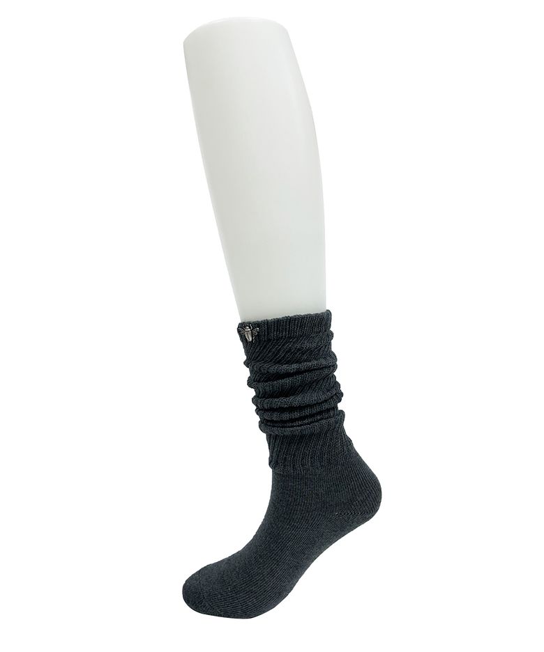 beetle warmer socks (charcoal)