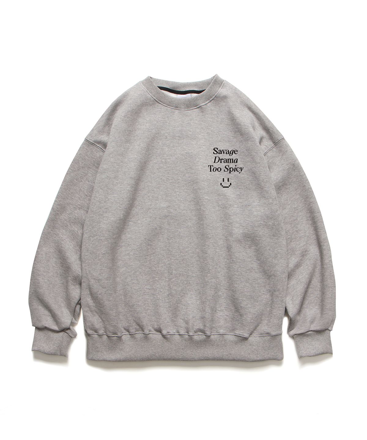 앱놀머씽(ABNORMALTHING) 스파이시 크루넥 그레이 (SPICY CREWNECK GREY)