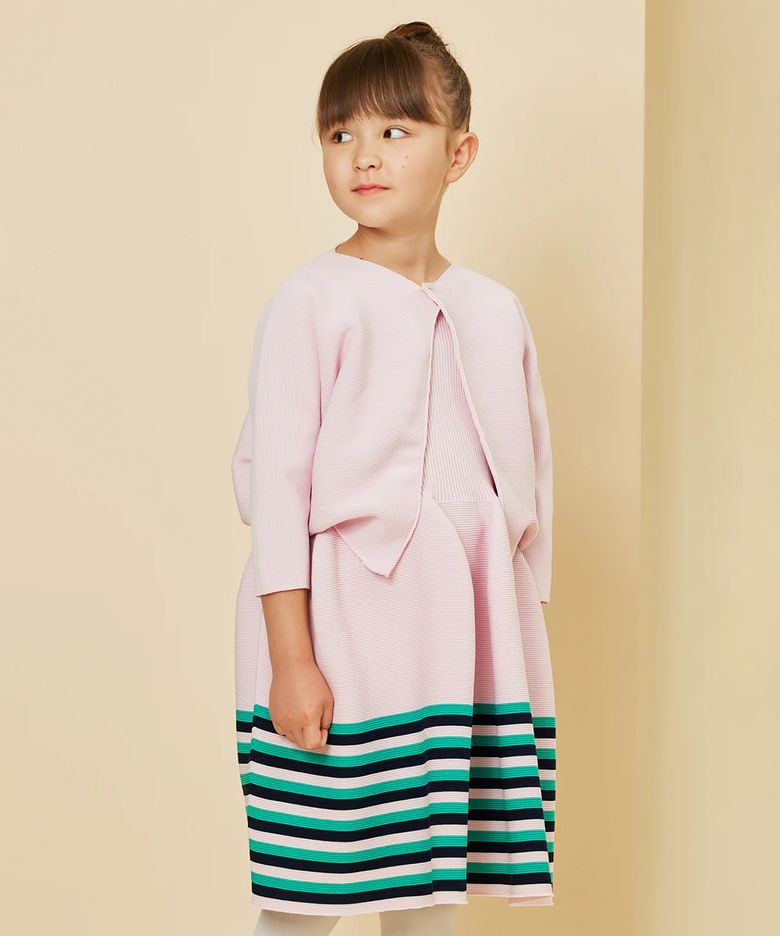 (W) 포터리 키즈 라운드 카디건 파스텔 핑크 POTTERY KID CARDIGAN