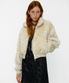 Winter Zip-up Fur Jacket (Ivory)