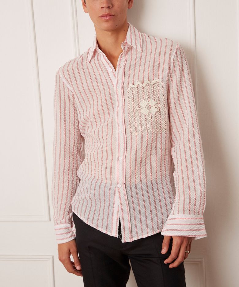 (M) 클로케 셔츠 스트라이프 CLOQUE SHIRT STRIPED