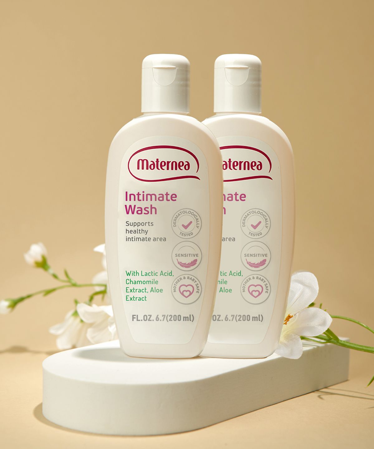 마더니아(MATERMEA) 순한 약산성 여성청결제 200ml 2개입