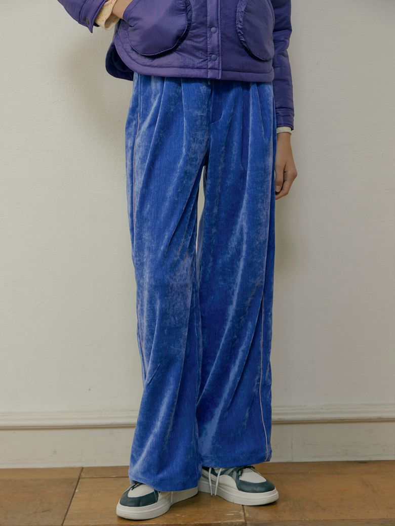 벨벳 와이드팬츠/FW/ Free size jogger pants