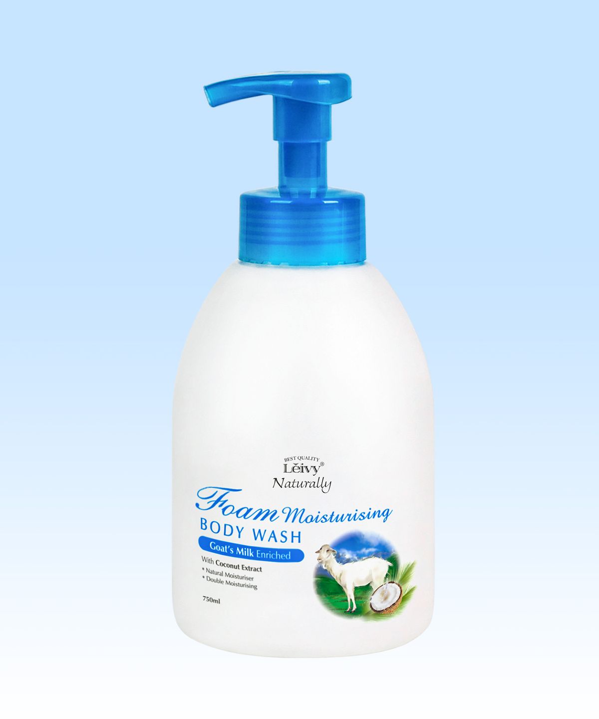 레이비(LEIVY) 산양유 폼 바디워시 750ml