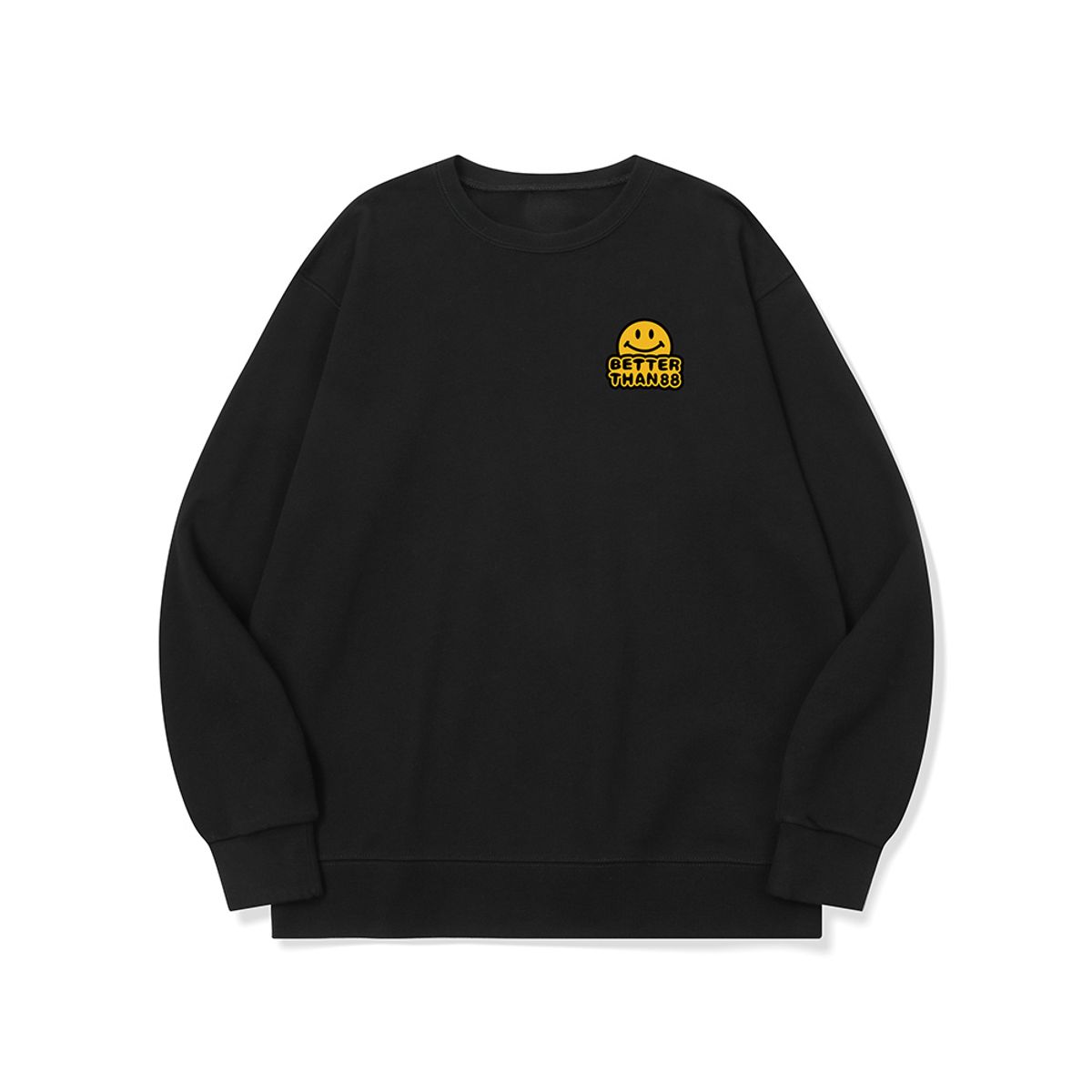 베러댄88(BETTERTHAN88) btm39 슬퍼도 우리는 웃어보자 그래픽 로고 맨투맨