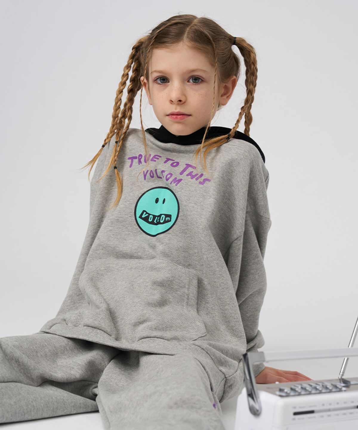 볼컴 키즈(VOLCOM KIDS) 트루 스마일 후드_D4F316
