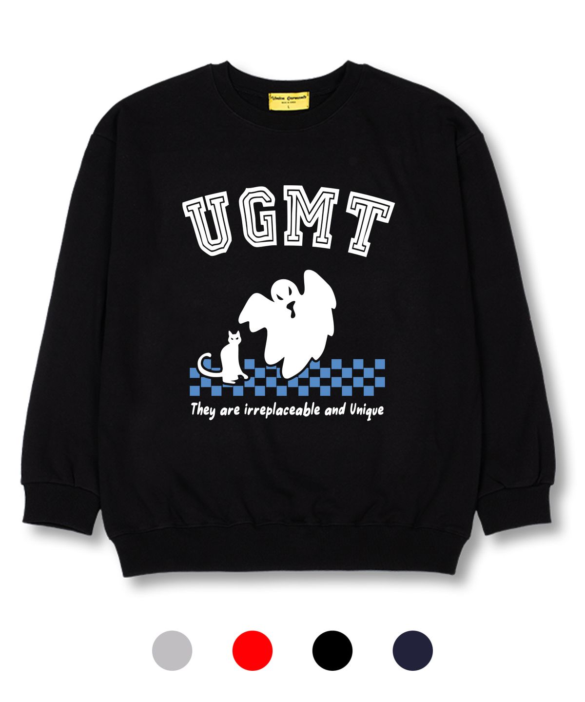 유니온가먼츠(UNION GARMENTS) UGMT고스트 쭈리 오버핏 맨투맨 티셔츠
