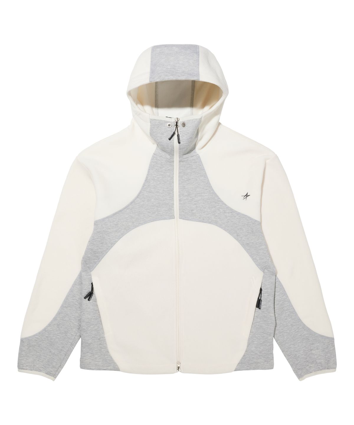 록히드마틴(LOCKHEED MARTIN) BLOCKING POLARTEC HOOD FULL-ZIP (IVORY)