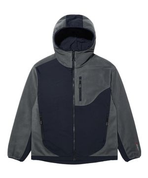 LM POLARTEC REVERSIBLE NYLON MIX HOOD JACEKT (CHARCOAL)