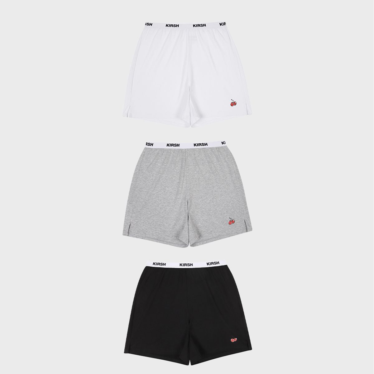 키르시 언더웨어(KIRSH UNDERWEAR) 코튼 모달 트렁크 쇼츠 3PACK