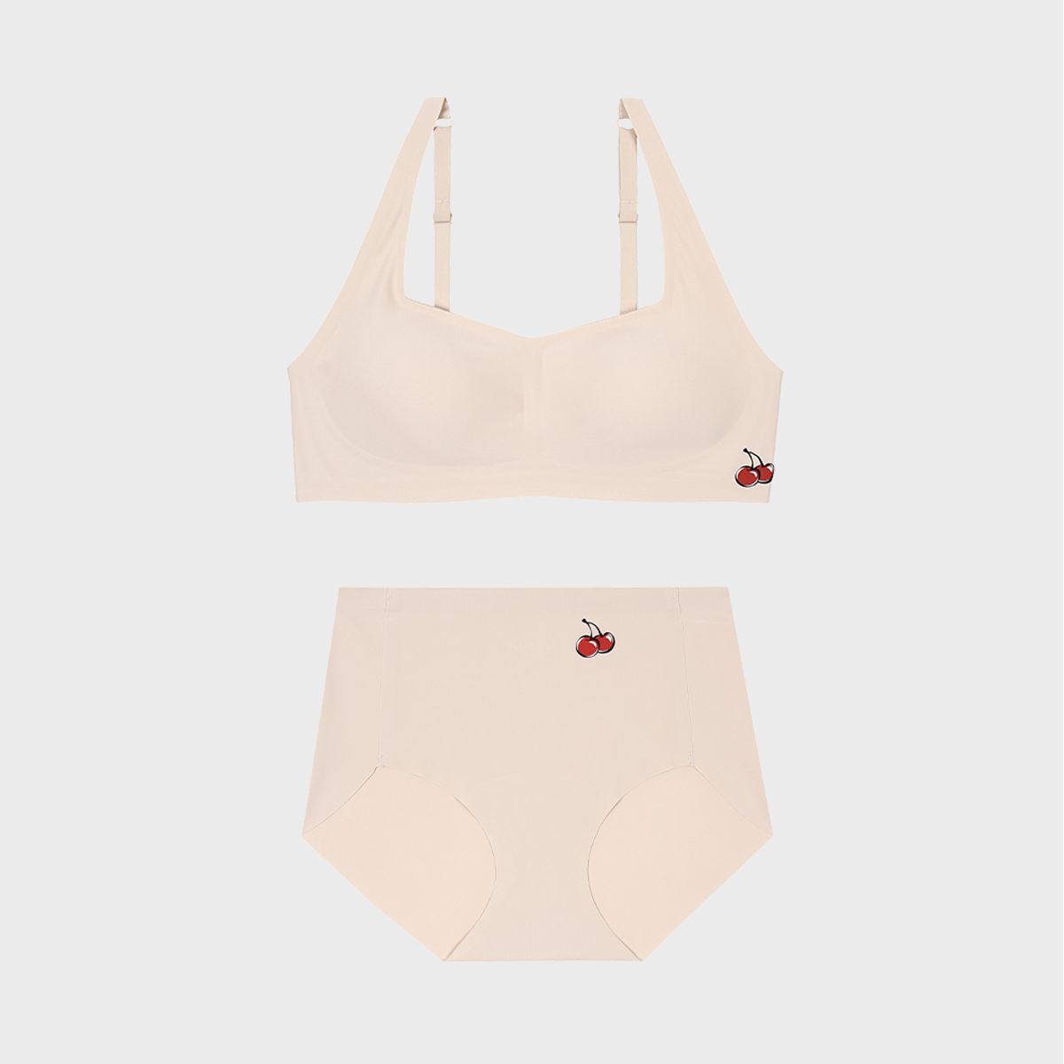 키르시 언더웨어(KIRSH UNDERWEAR) 젤리 퓨징 브라팬티 스킨