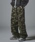 Ripstop Multi Pocket Semi Wide Pants - Camo Khaki