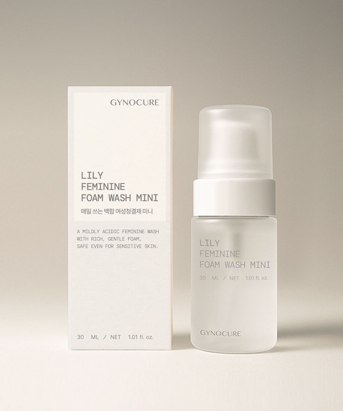 지노큐어(GYNOCURE) 지노큐어 백합 미산성 저자극 여성청결제 30ML