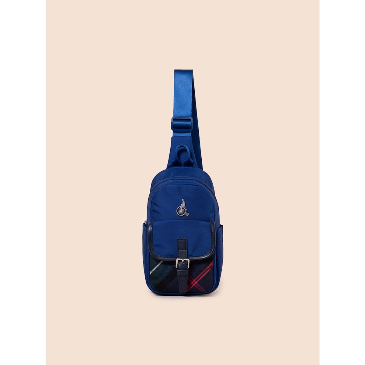 빈폴 키즈(BEANPOLE KIDS) 코어 체크 슬링백  블루 (BI51D2U22P)