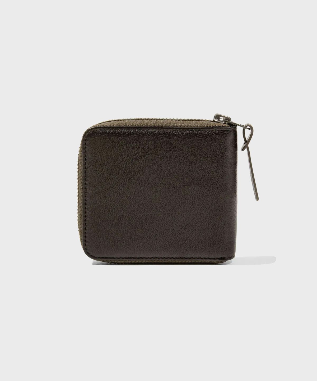 아웃스탠딩(OUTSTANDING) HORSEHIDE LEATHER ZIP WALLET_BROWN