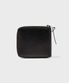 HORSEHIDE LEATHER ZIP WALLET_BLACK