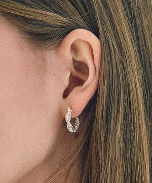 플레트위스트 원터치 이어링 / STJ-ES1684