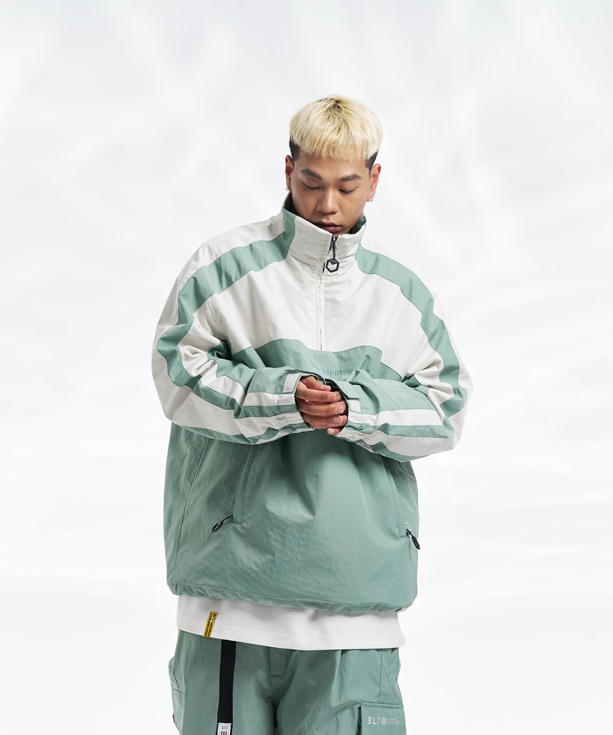 블렌트(BLENT) 2425 Wip Anorak - Haze