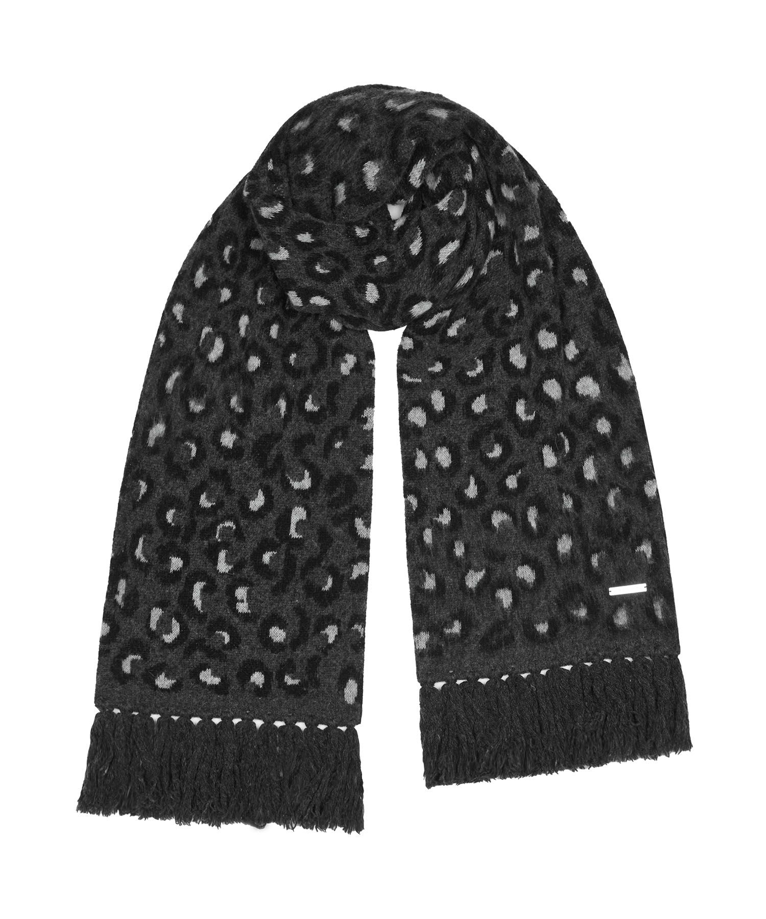 【NOT KNOWING】 Leopard Alpaca Muffler /追跡付 MUSINSA公式 | NOTKNOWING Leopard Alpaca Muffler (GREY)