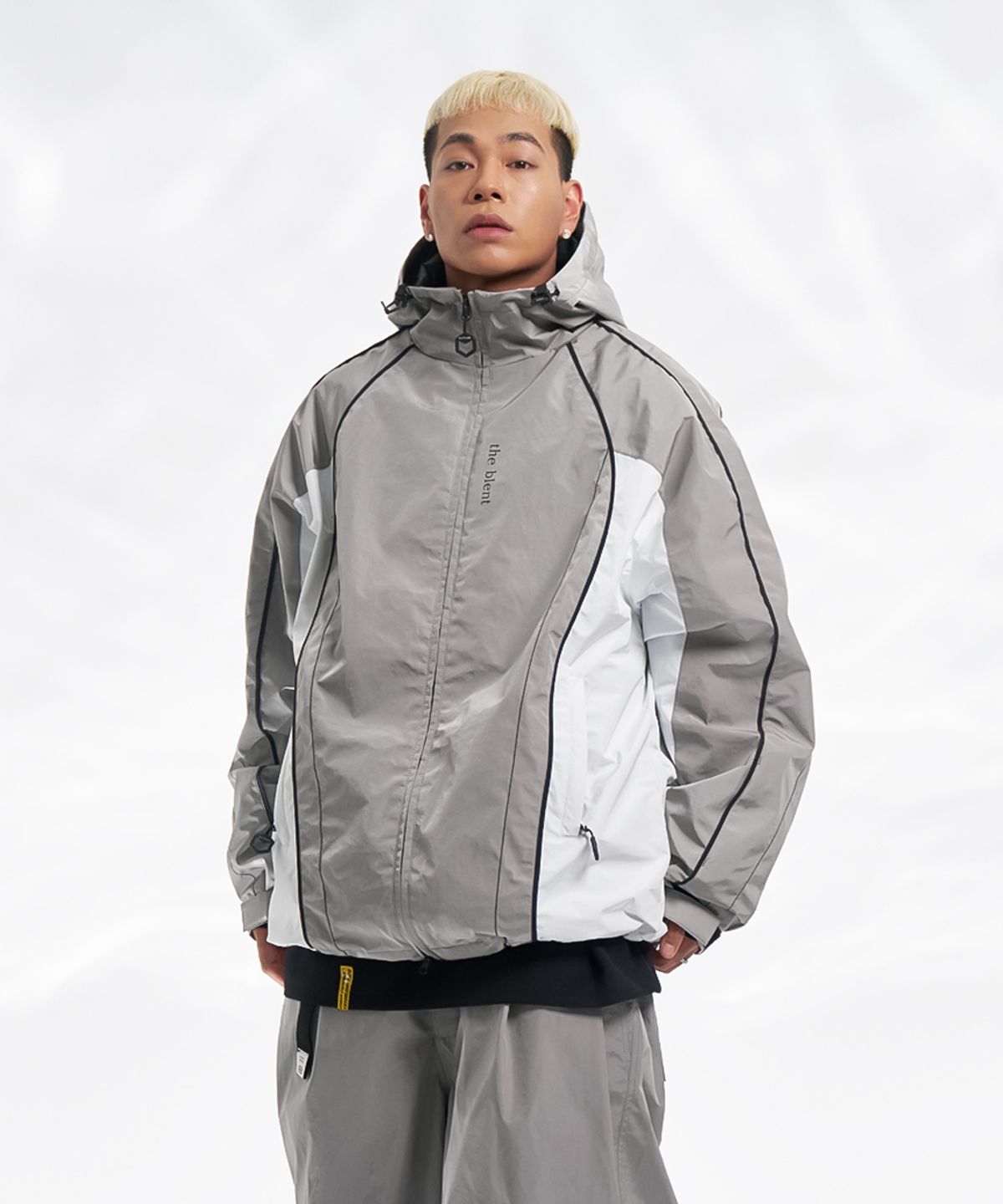 블렌트(BLENT) 2425 Vasti Jkt - Silver
