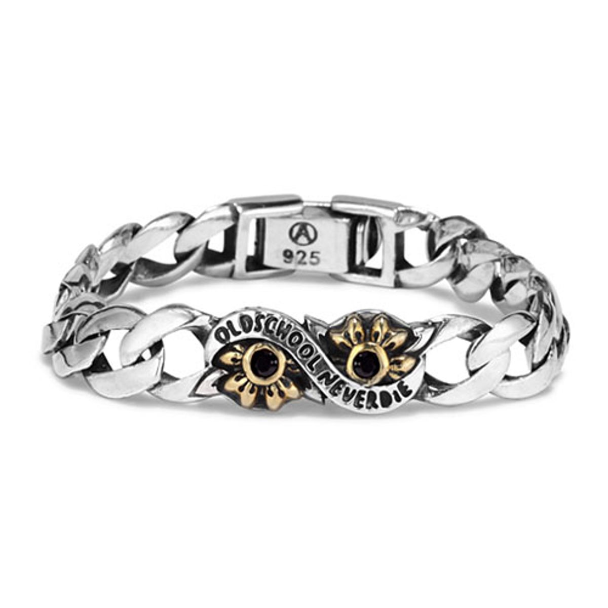 어나니머스아티즌(ANONYMOUS ARTISAN) Infinity Flower Bracelet - black