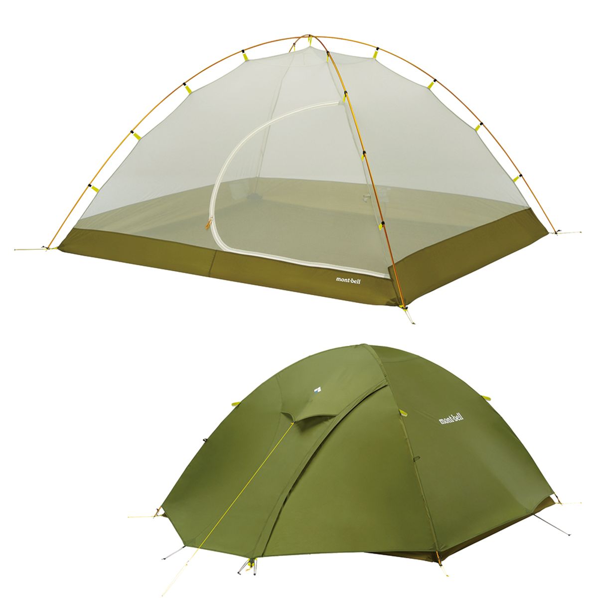 몽벨(MONTBELL) 레라 돔 4 DARK GREEN JBEFXUZT101