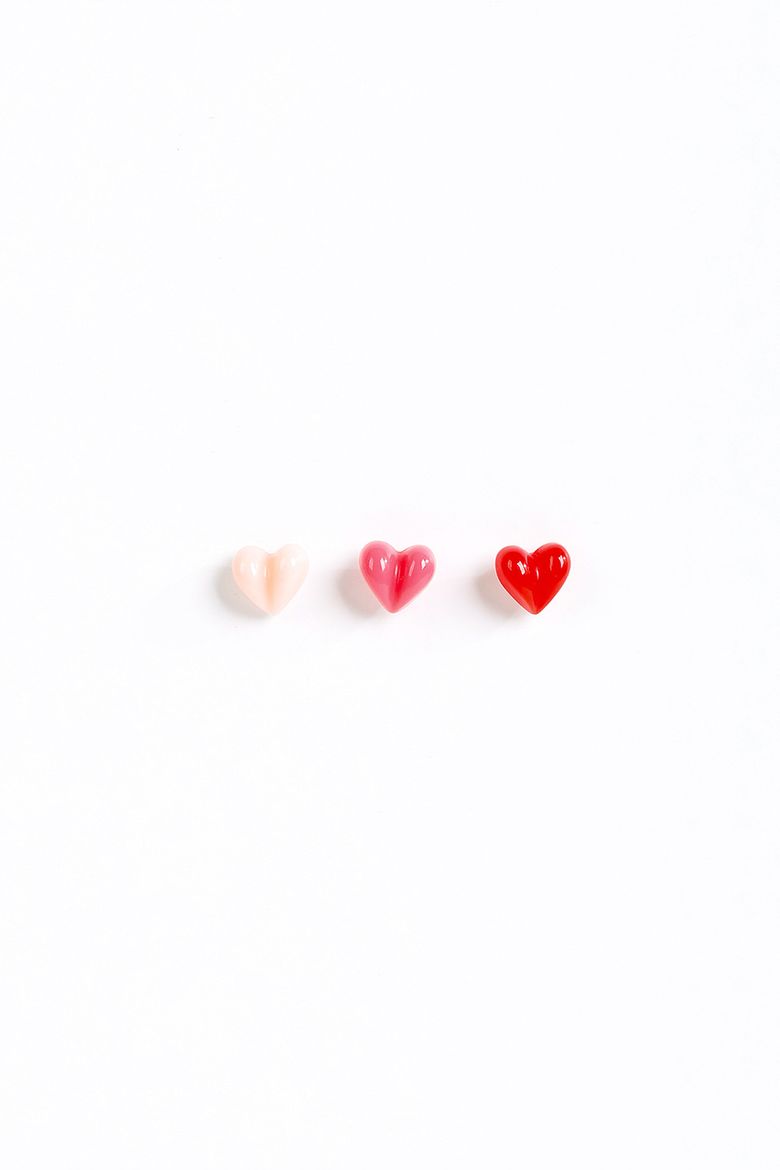 0.8mm 귀걸이침 두께 얇은 하트 피어싱 Heart piercing