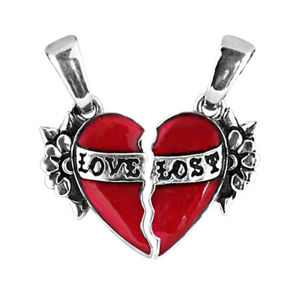 어나니머스아티즌(ANONYMOUS ARTISAN) Broken Heart Pendant- LOVE & LOST (2set)