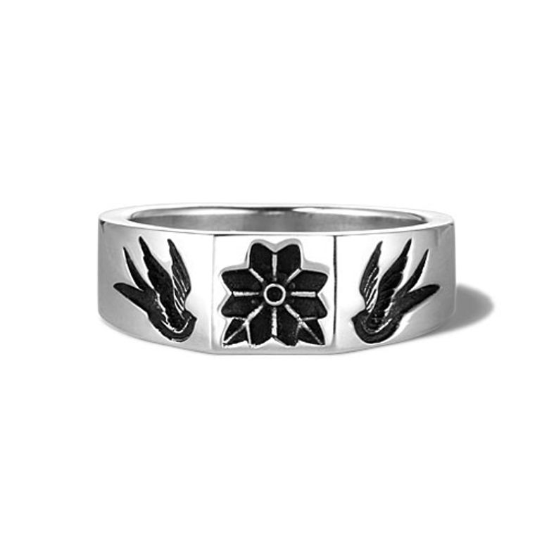 Swallow Flower Ring