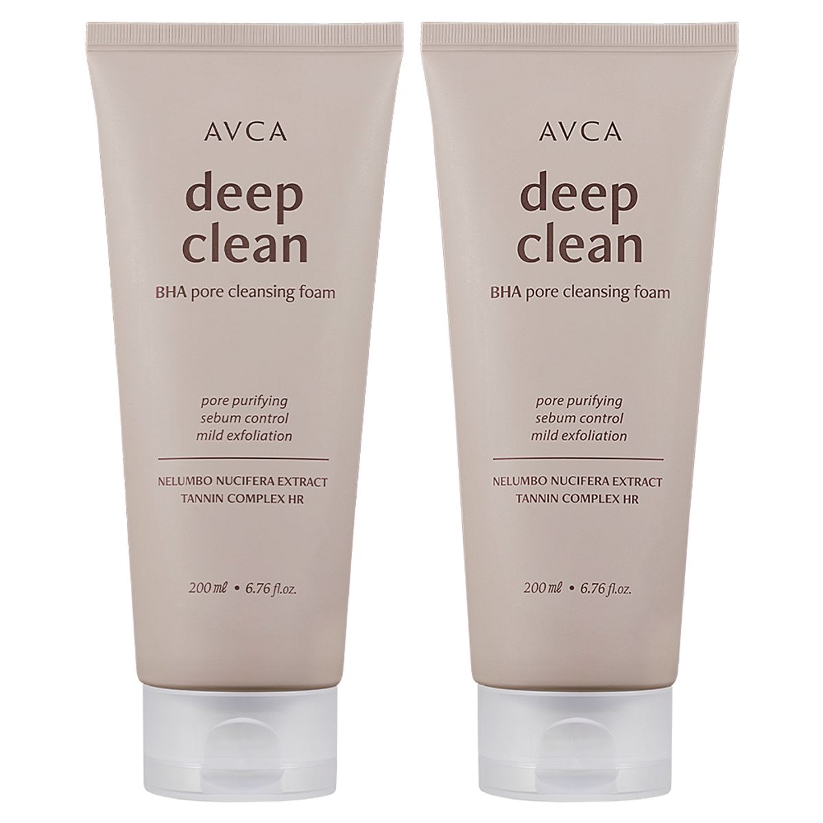 아브카(AVCA) 모공 딥클린 바하 클렌징 폼 200ml 2개
