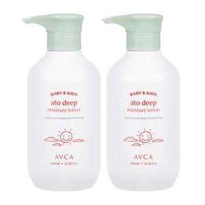[아브카] 베이비 앤 키즈 아토 고보습 로션 500ml 2개