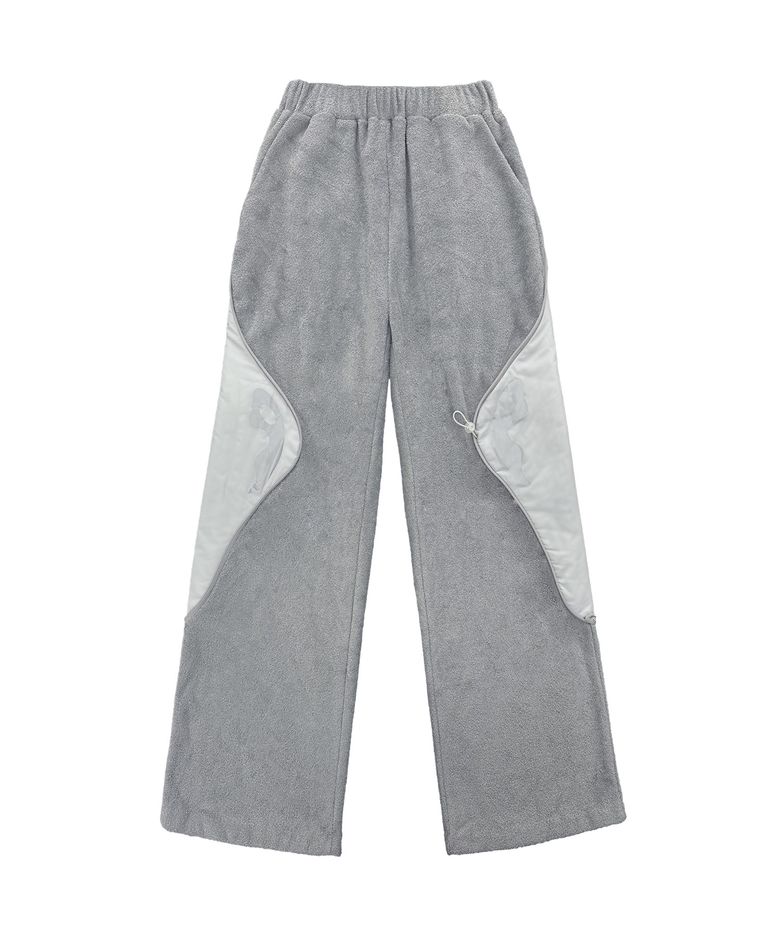 OJOS X GATA Deformable Terry Pajama Trousers / Grey