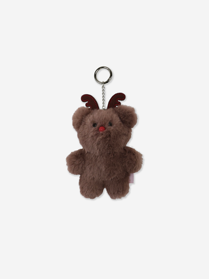Olivet bear rudolph edition key-chain (크리스마스 루돌프 올곰이)