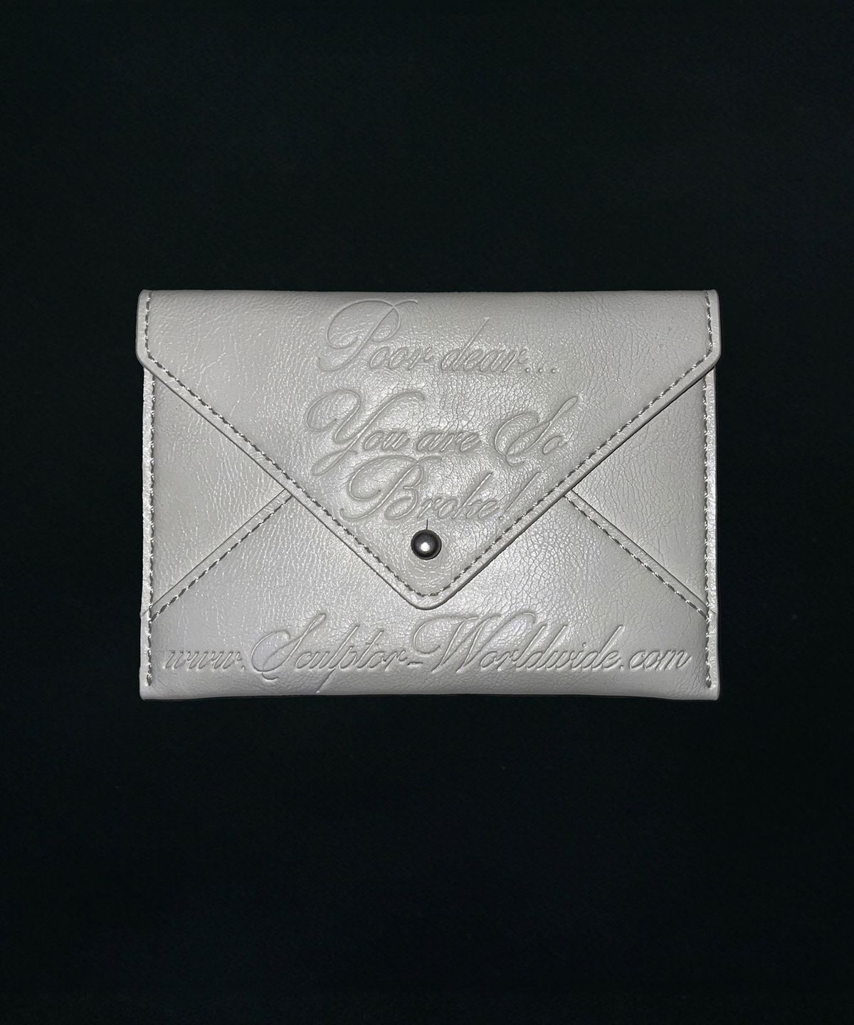 스컬프터(SCULPTOR) Poor Dear Card Wallet White