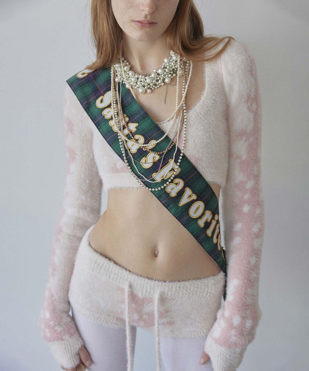 스컬프터(SCULPTOR) Rudolph Fur Cardigan Pink