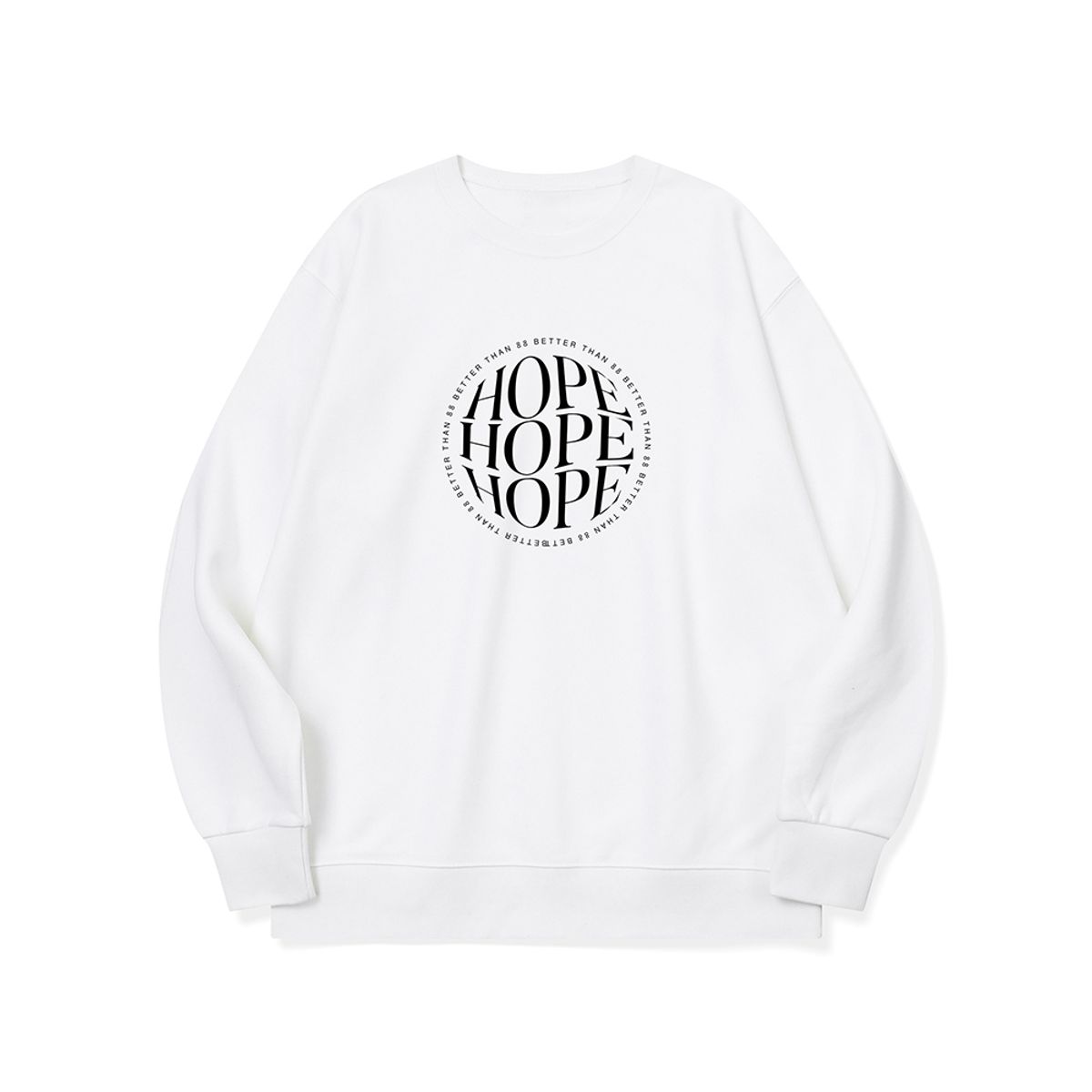 베러댄88(BETTERTHAN88) btm43 오늘도 로또 1등을 꿈꾼다 그래픽 로고 맨투맨